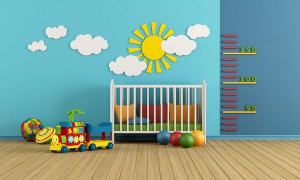 Kinderzimmer – bunte und pflegeleichte Wände