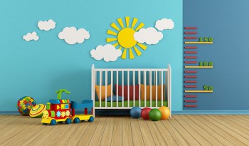 Kinderzimmer – bunte und pflegeleichte Wände